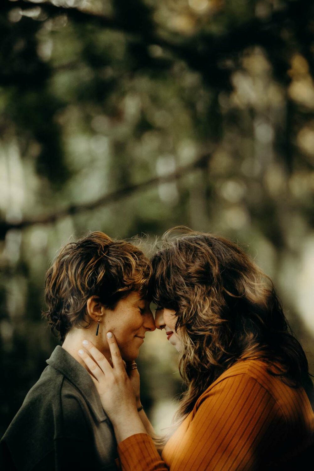 Lake Padden, Bellingham, Washington Same Sex Engagement Photographs